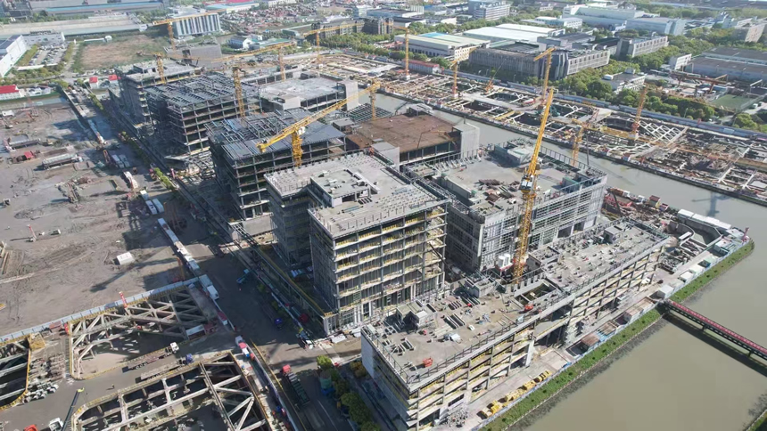 上海金谷智能终端制造基地WK14-12地块钢构工程(图2)