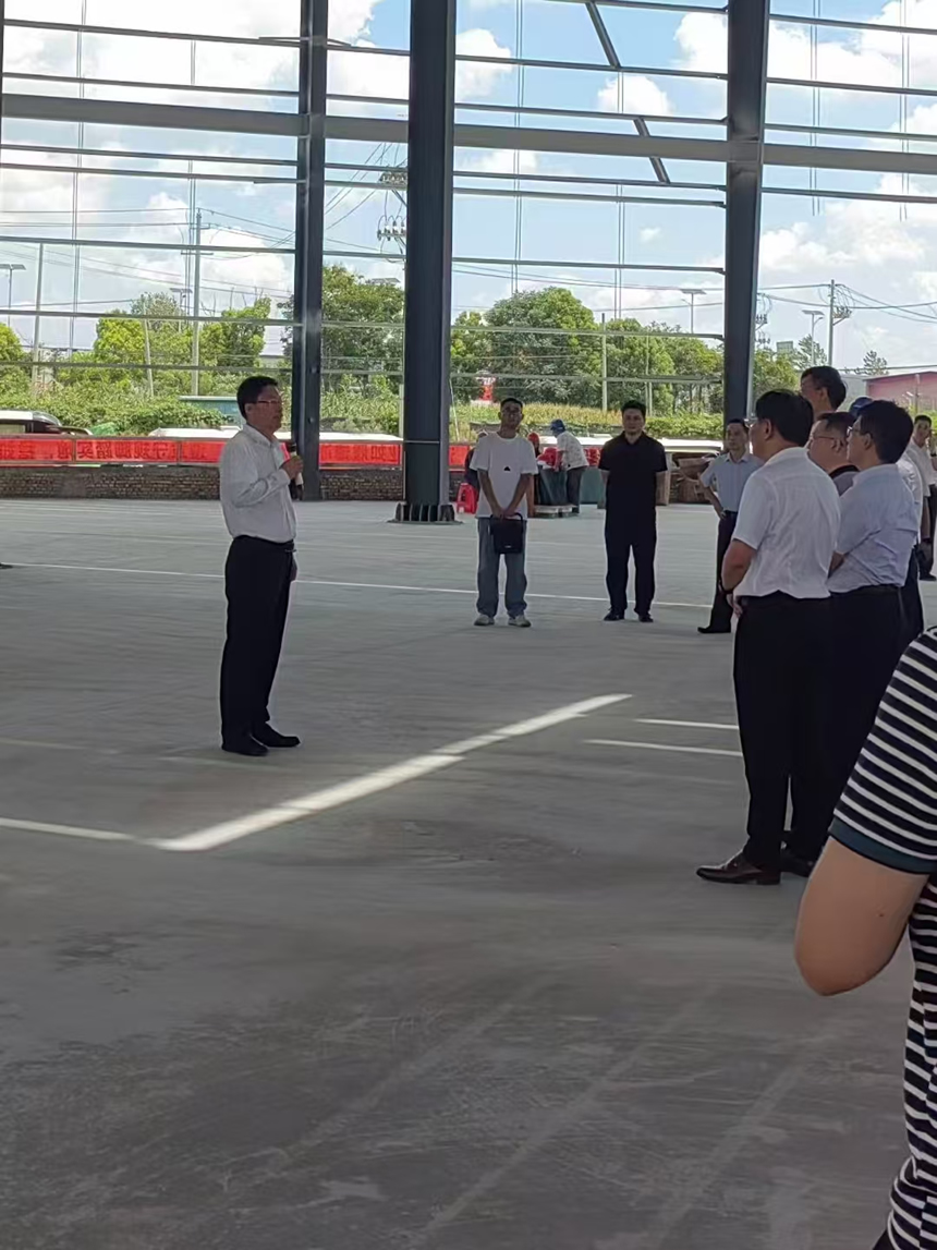 7月31日上午，阜阳市委书记刘玉杰率队深入一线，来我工地督导重点项目建设。(图9)